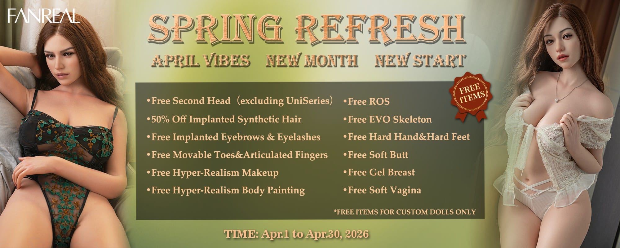 FanReal Doll - Promotion April 2026